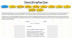 Desktop Screenshot of comicstripfan.net